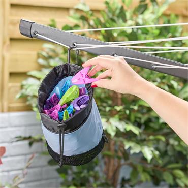 Minky Drawstring Peg Bag