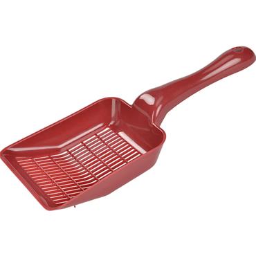 Medium Litter Scoop With Hook Red