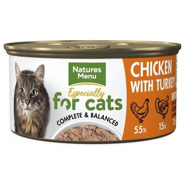Natures Menu Cat Tin Chicken & Turkey 85G