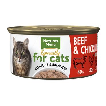 Natures Menu Cat Tin Beef & Chicken 85G