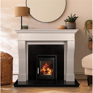 Mazona Portland Inset Multifuel Stove Black Enamel 5kw