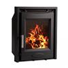 Mazona Portland Inset Multifuel Stove Black Enamel 5kw
