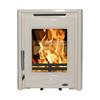 Mazona Portland Inset Multifuel Stove Enamel Cream 7kw
