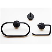 Haceka Kosmos Black Bathroom Accessory Set 3 Piece