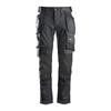 Snickers 6241 Allroundwork Stretch Trousers Holster Pockets Grey/Black