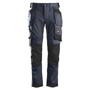 Snickers 6241 Allround Stretch Trousers Holster Pockets Navy / Black