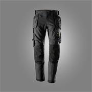 Snickers 6244 Allround Stretch Trousers Holster Pockets Steel Grey/Black