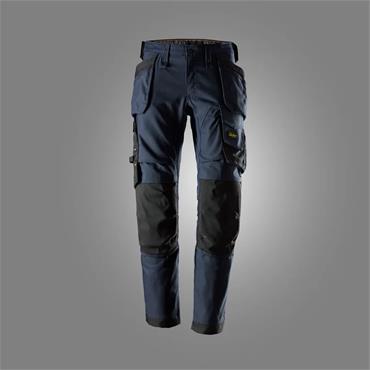 Snickers 6244 Allround Stretch Trousers Holster Pockets Navy/Black
