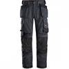 Snickers 6251  Allroundwork Stretch Loose Fit Trousers Holster Pockets Grey/Black