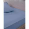 Percale Non Iron Lansfield Blu Deep Fitted Sheet