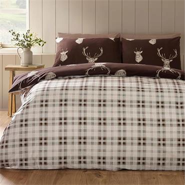 Stag Chocolate Duvet Set