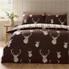 Stag Chocolate Duvet Set