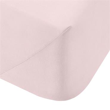 200tc Cotton Percale Blush Deep Fitted Sheet
