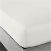 400tc Cotton Sateen Ivory Fitted Sheet