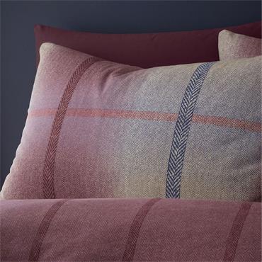 Brushed Melrose Tweed Plum Duvet Set