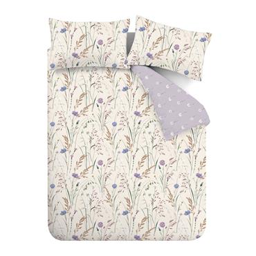 Grasmere Floral Lilac Duvet Set