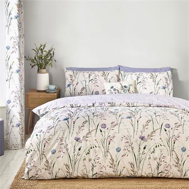 Grasmere Floral Lilac Duvet Set