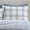 Marlow Check Blue Duvet Set