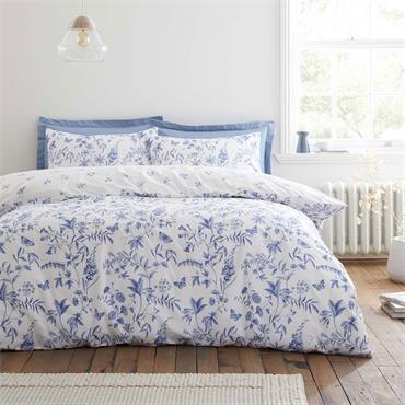 Thea Floral Blue Quilt Set