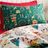 Christmas Fairground Green Quilt Set