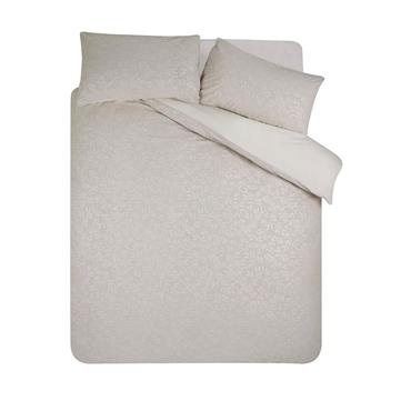 Corded Leaves Champagne Quilt Set