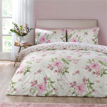 Avebury Floral Cream Quilt Set