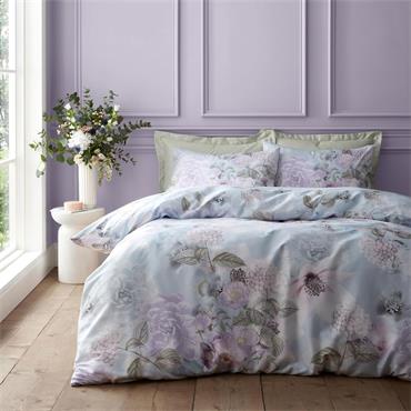 Floral Serenity Blue Quilt Set