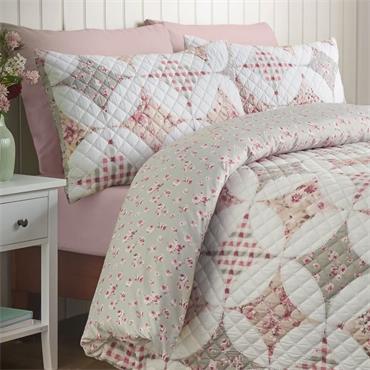 Pinsonic Patchwork Green Quilt Set