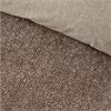 Brushed Herringbone Chocolate Duvet Set