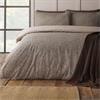 Brushed Herringbone Chocolate Duvet Set