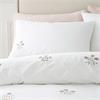 Adeline Floral White Quilt Set