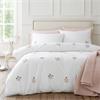 Adeline Floral White Quilt Set
