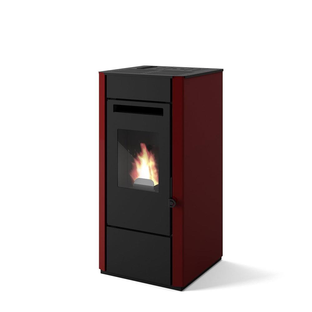 Punto Fuoco Elsa Pellet Stove 8kw Red Stakelums Home & Hardware