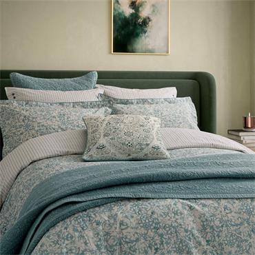 Bedeck Of Belfast Celina Celadon Olive Duvet Set 