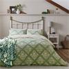 Harvest Moon Folk Trellis Sage Duvet Set