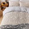 Harvest Moon Hares Linen Duvet Set
