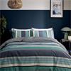 Loft Living Horizon Stripe Navy Duvet Set