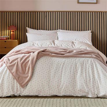 Calcio Leaf Spring Pink Duvet Set