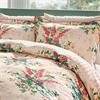 V&A Larkspur Meadow Coral Duvet Set