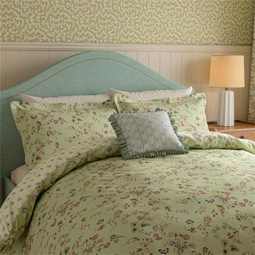 Sanderson Nectar Fields Sage & Blossom Duvet Set Superking