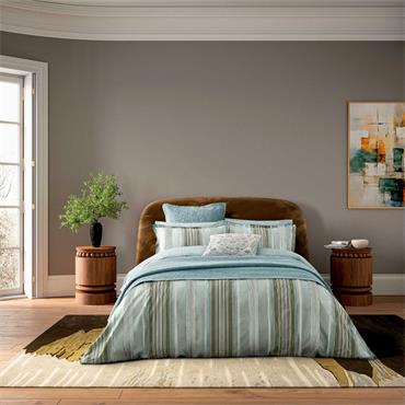 Bedeck Of Belfast Oscar Teal Olive Duvet Set 