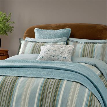 Bedeck Of Belfast Oscar Teal Olive Duvet Set 