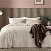 Calcio Tranquil Check Chocolate Duvet Set 