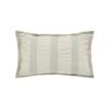 Bedeck Of Belfast Woven Waffle Stripe Sage Duvet Set