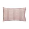 Bedeck Of Belfast Woven Waffle Stripe Pink Duvet Set