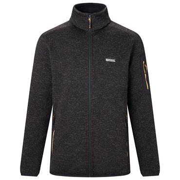 Newhill Fleece Black/wood Brown
