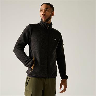 Newhill Fleece Black/wood Brown