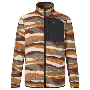 Frankie Borg Fleece Ground Coffee Mountain Range