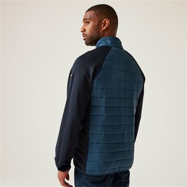 Clumber Iv Hybrid Jacket Moonlight Denim/navy