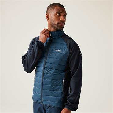 Clumber Iv Hybrid Jacket Moonlight Denim/navy